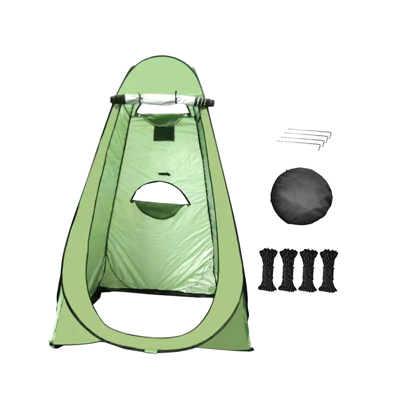 harayaa Privacy Tent Shelter for Single Person Shower Tent for Camping Hiking Picnic Green
