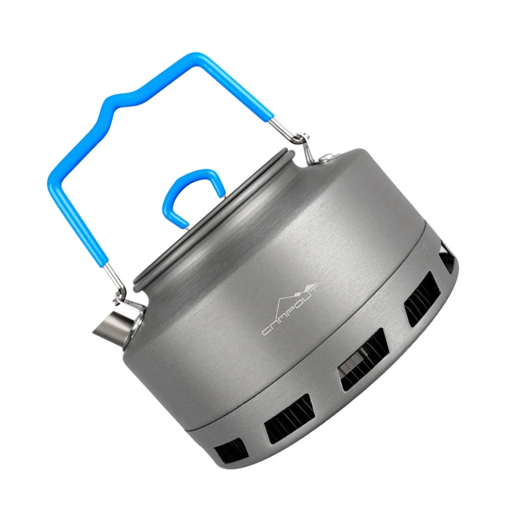 Compact Camping Kettle Aluminum Teapot 1L