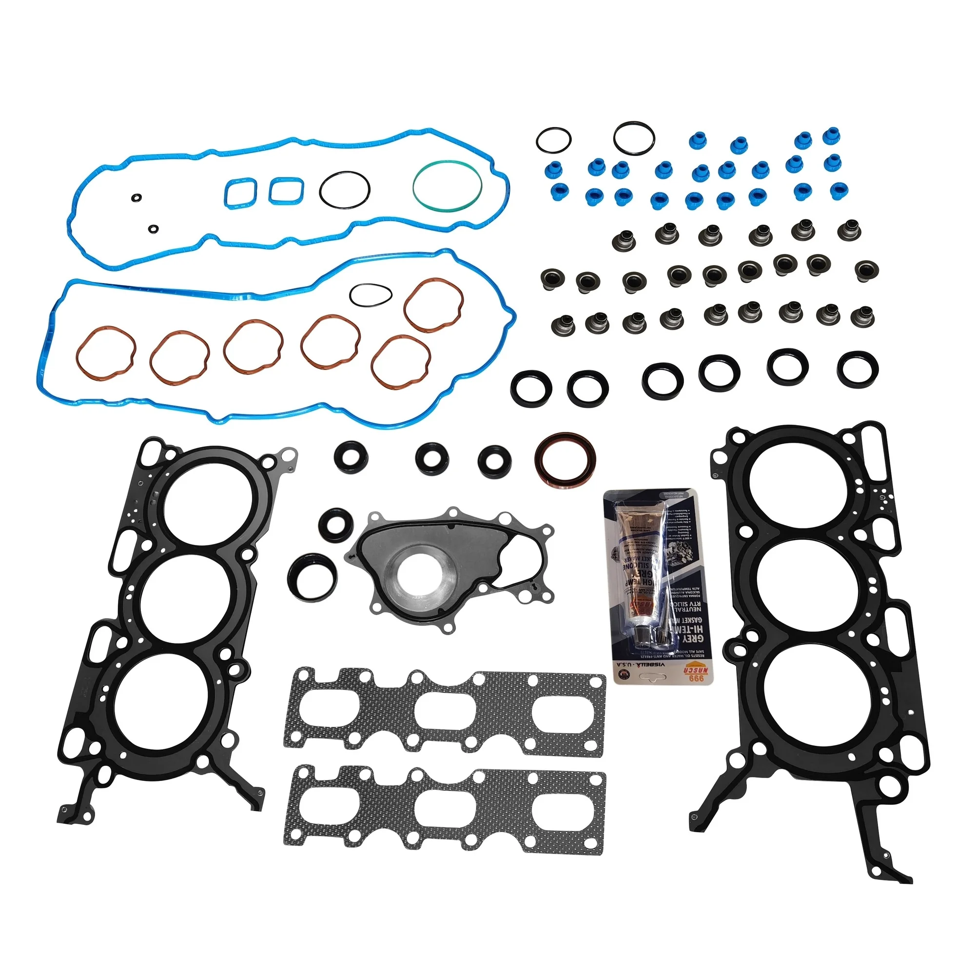 MLS Engine Cylinder Head Gasket Set w/ Head Bolts For 2011-2013 Ford Lincoln V6
