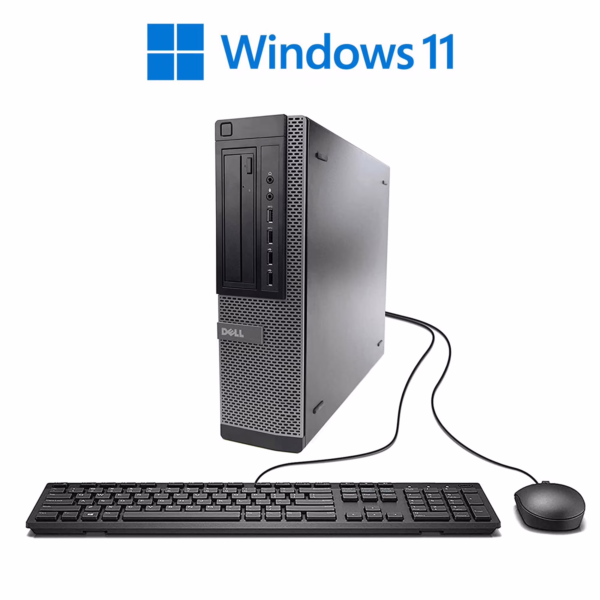 Pre-Owned Dell Optiplex 7010 Windows 11 Pro Desktop PC Tower Core i3 3.1GHz Processor 16GB RAM 2TB Hard Drive DVD-RW Wifi with a (Monitor Not Included) Computer (Refurbished: Like New)