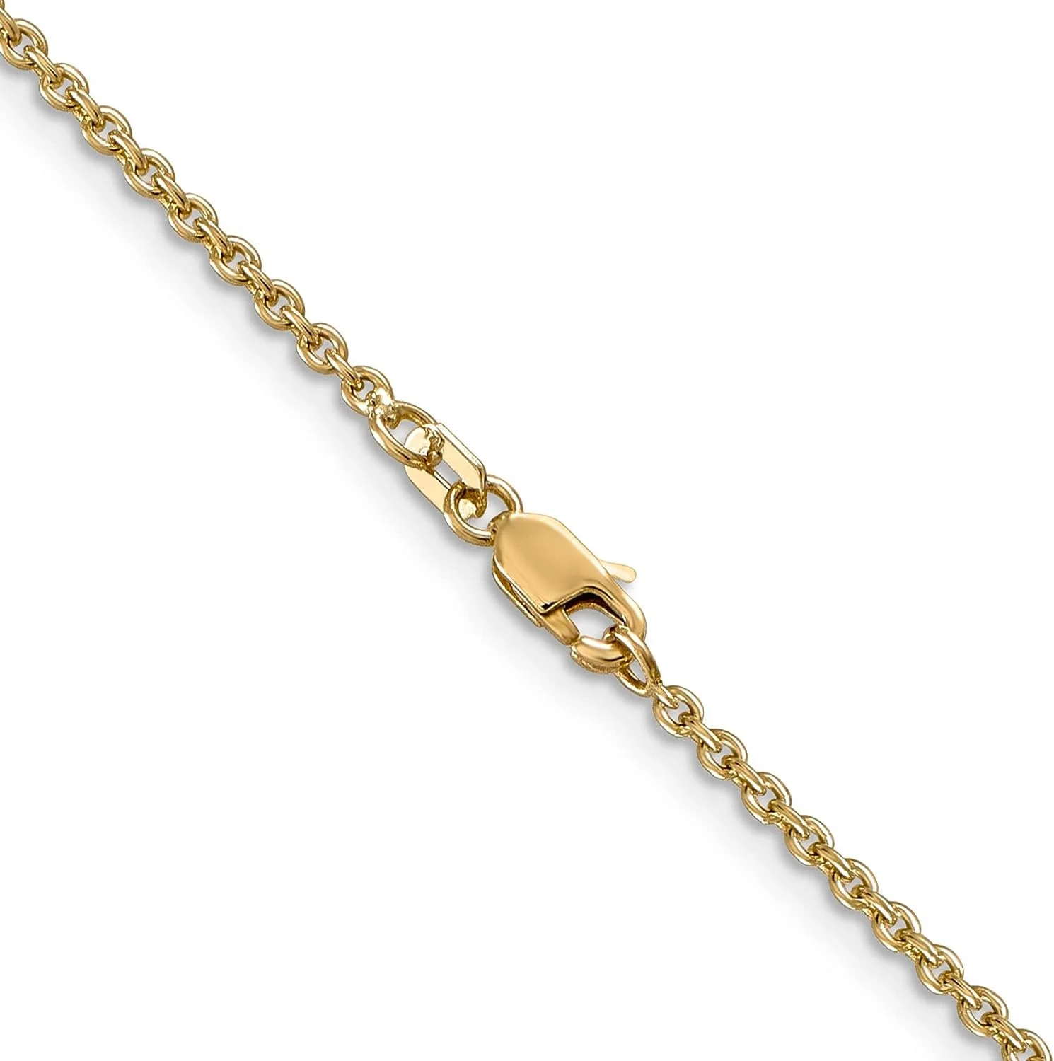 Avariah Diamonds 14K Yellow Gold 2.2mm Round Cable Chain - 18