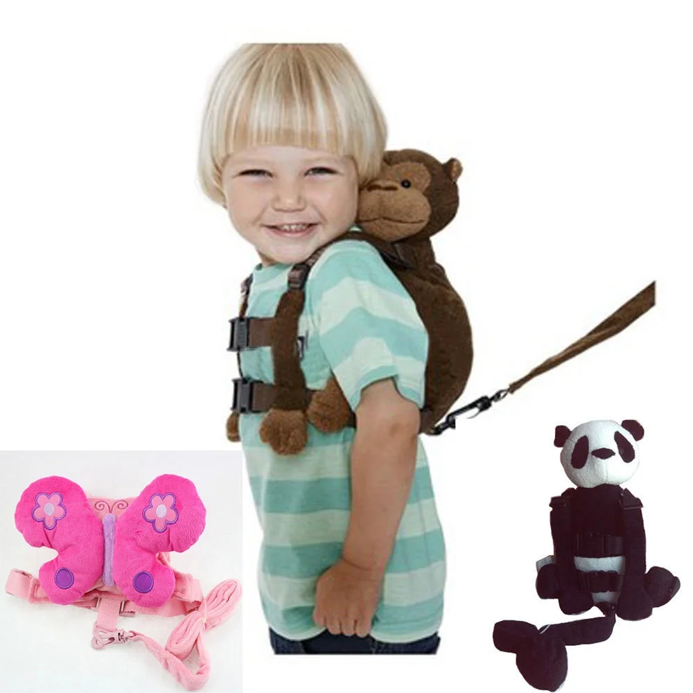 Sugeryy Monkey 2-in-1 Baby Kids Keeper Assistant Toddler Walking Safety Harness Backpack Bag Strap Harnesses & Leashes T30