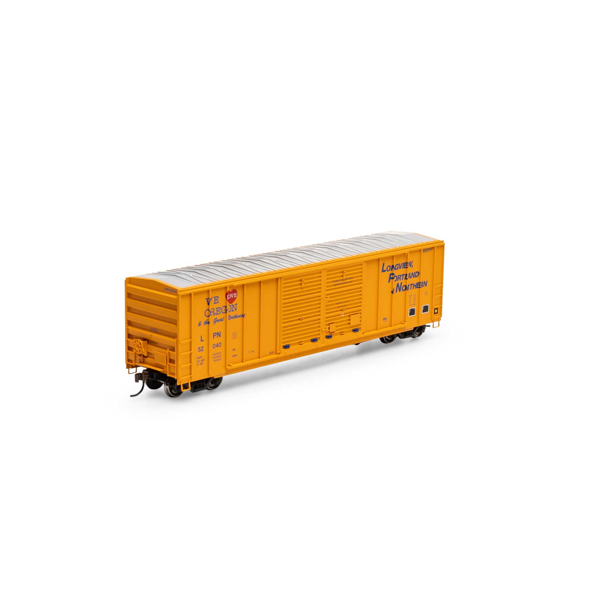 Athearn HO 50' FMC 5077 Double Door Box LPN #52040 ATH15884 HO Rolling Stock