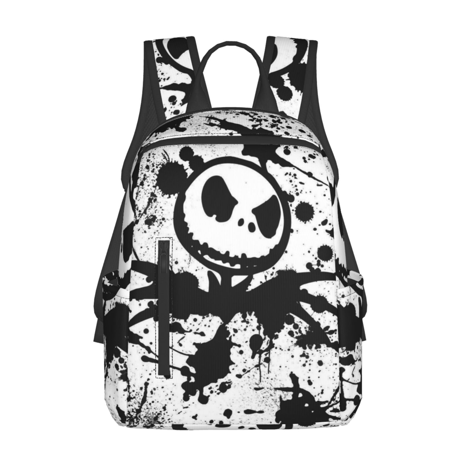 The Nightmare Before Christmas Jack Skellington Lightweight Backpack Student Bookbag School Bag Satchel Daypack Unisex Knapsack Rucksack For Kids Teens Adult