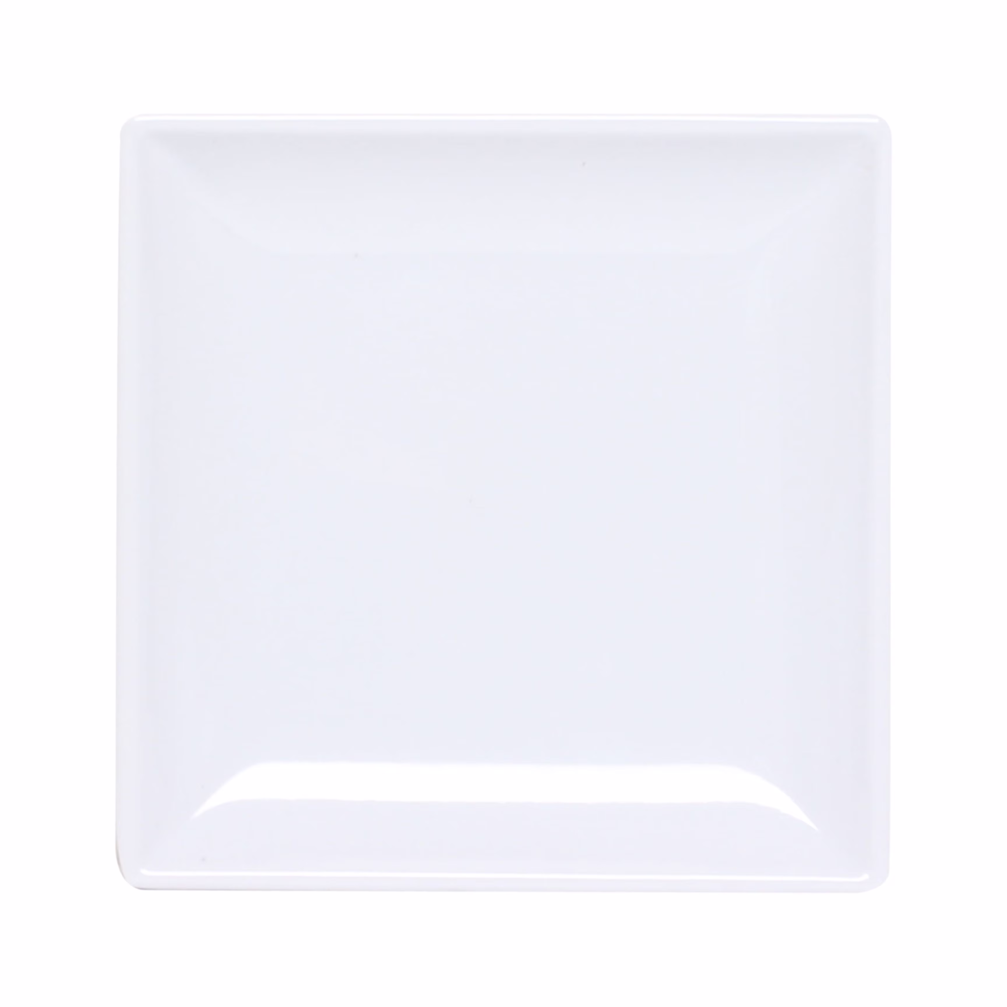 Excellante Classic White Extra Heavy Weight Melamine Dinnerware Collection 4 1/2