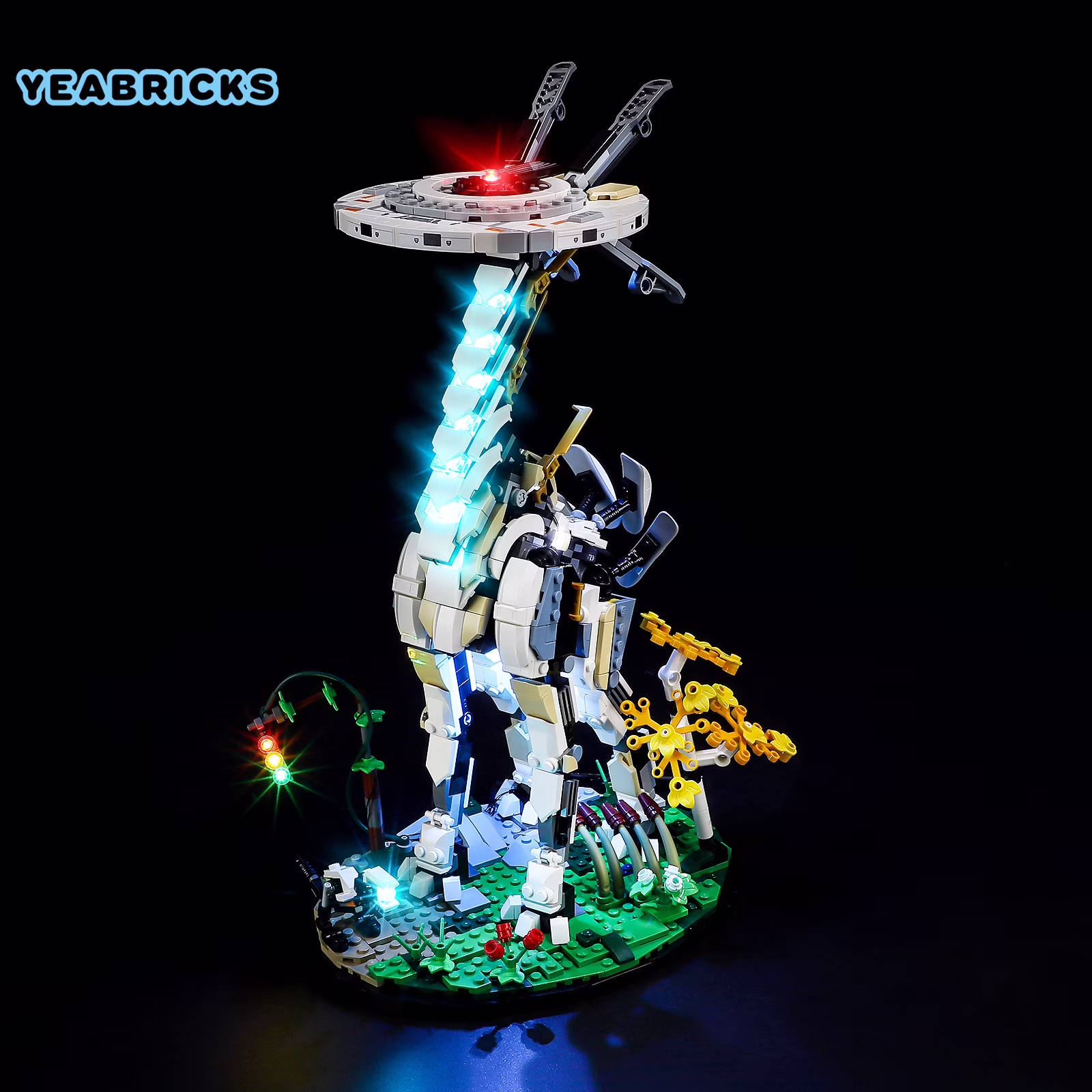 YEABRICKS Led Light Kit for Legos 76989 Horizon Forbidden West: Tallneck Building Blocks Model(Not Include the Building Model)