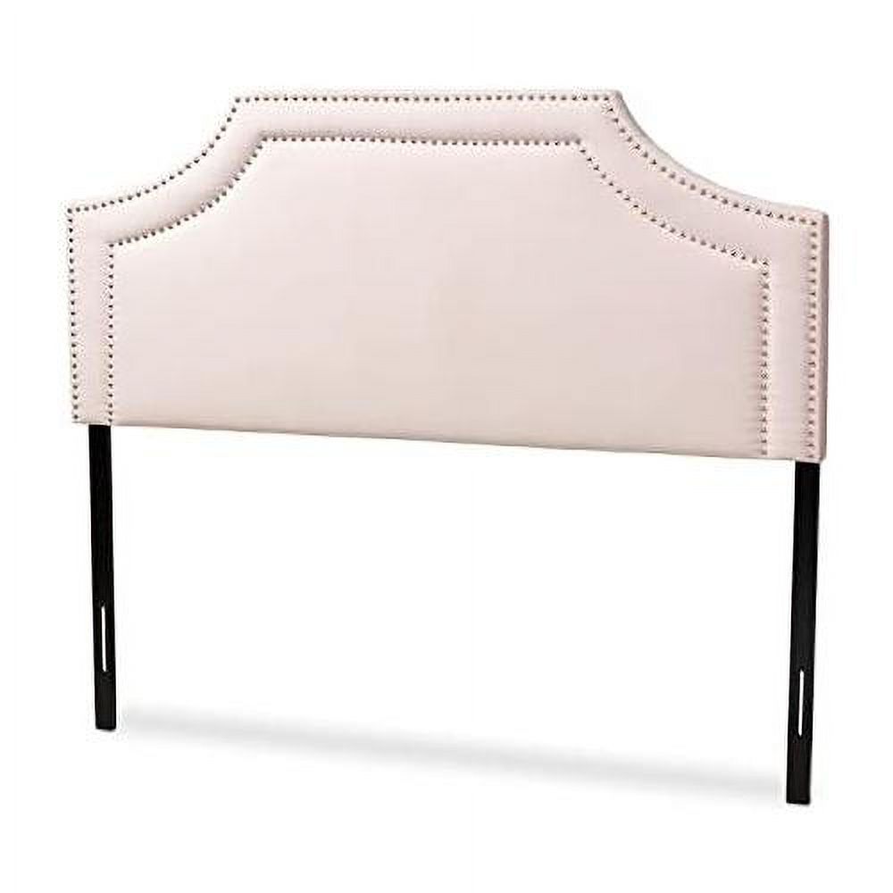 Avignon Modern And Contemporary Light Velvet Fabric Upholstered Full Size Headboard