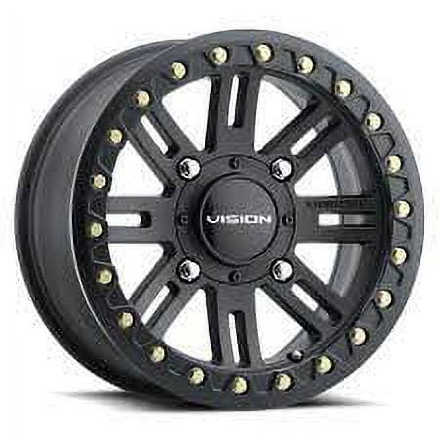 15x7 Vision 356 Manx 2 Beadlock Satin Black 4x136 ET38 Wheel Rim