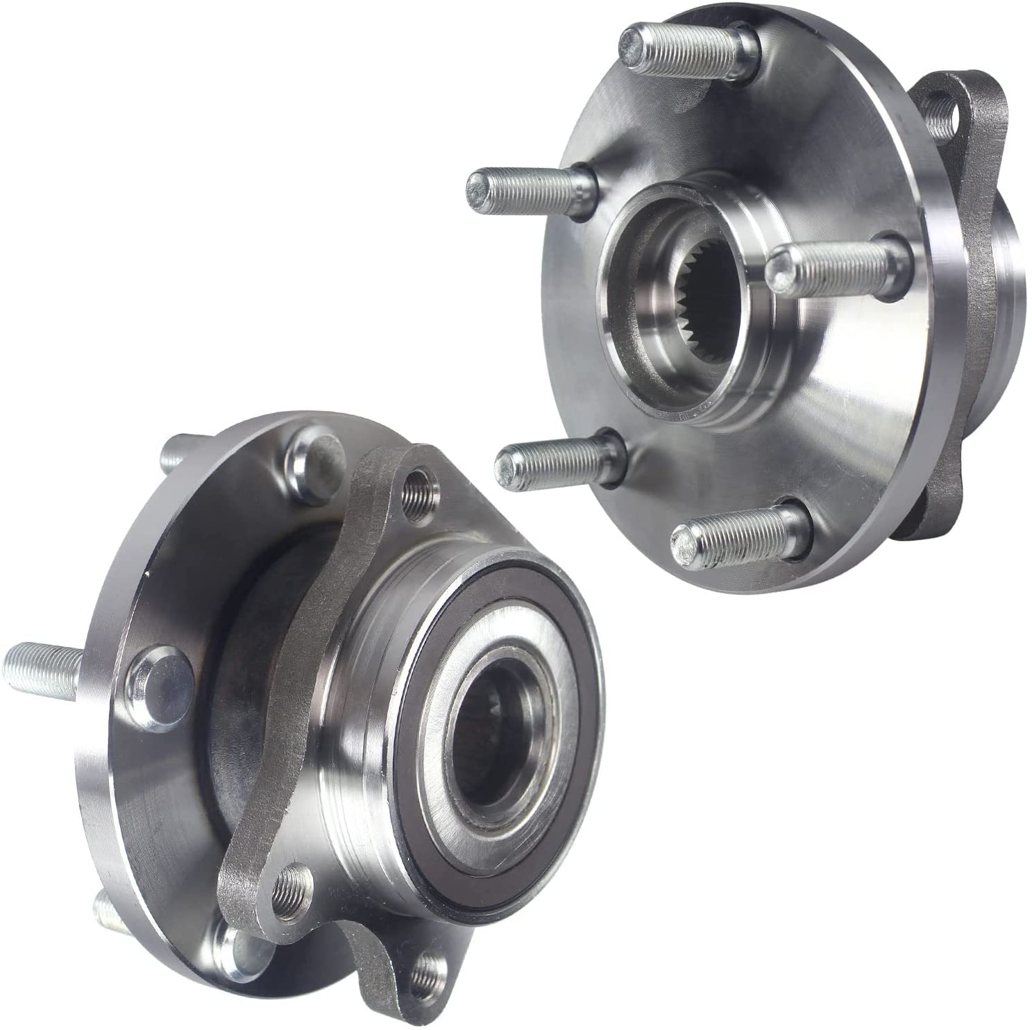 JADODE Wheel Bearing 513358 Front Wheel Hub Bearing Assembly Replacement for Subaru Impreza WRX, Subaru WRX STI Hub Bearing OE Directly 5 Lugs 2pc Fits select: 2016-2017 SUBARU WRX PREMIUM