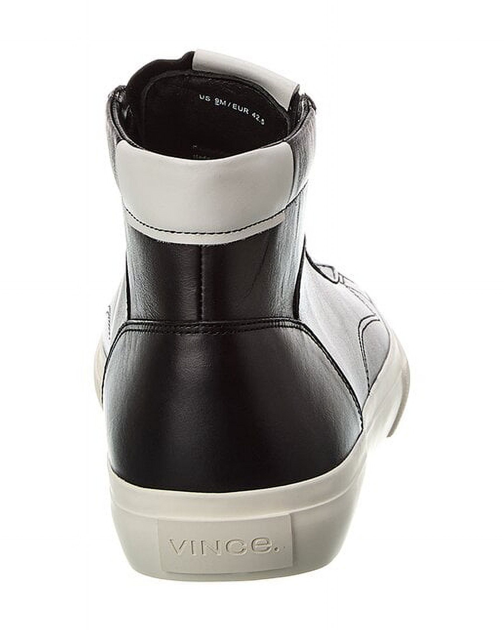 Vince Fitzroy-B Leather Sneaker, 9.5, Black