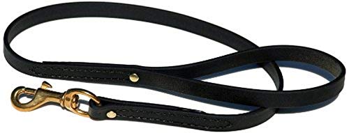 Signature k-9 Biothane Leash, 3-Feet x 5/8-Inch, Black