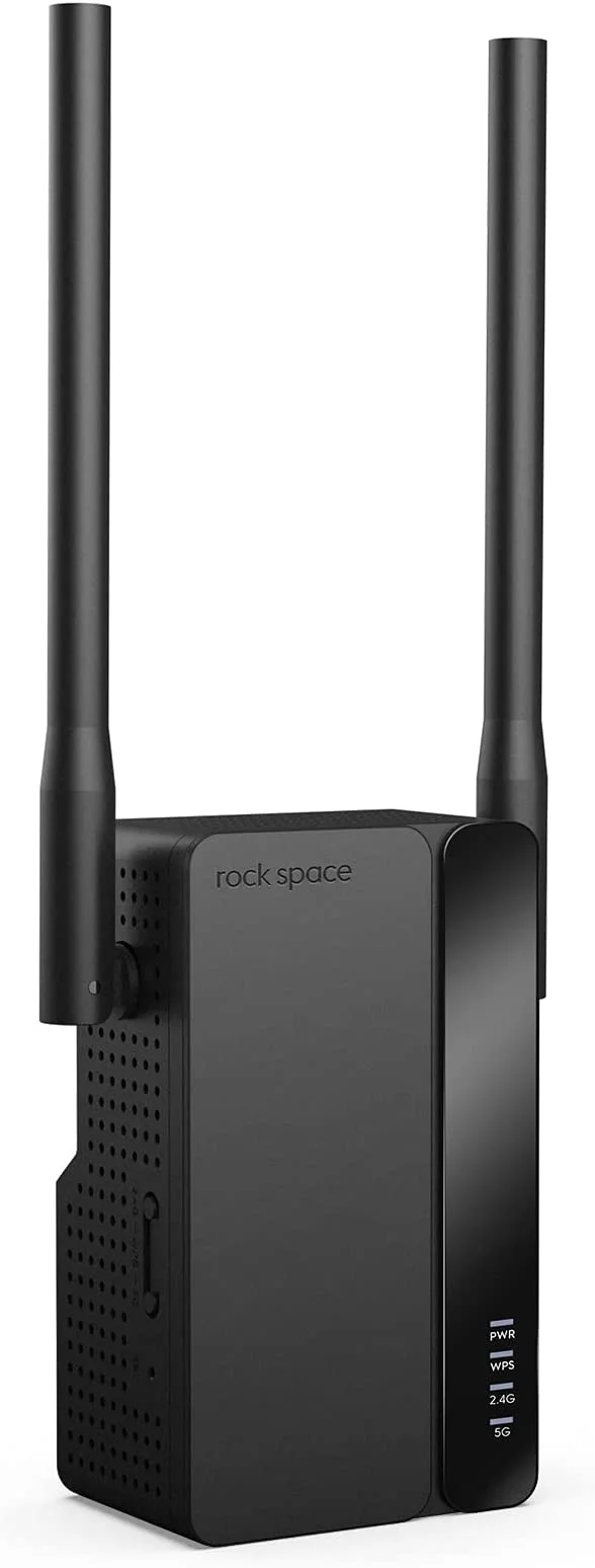 WiFi 6 Range Extender- WiFi Repeater Covers up to 1500 sq. ft and 35+ Devices, Doule WPS Button Internet Booster, Dual-band Signal Booster up to 1.8Gbps Speed, AP Mode w/ Gigabit Port