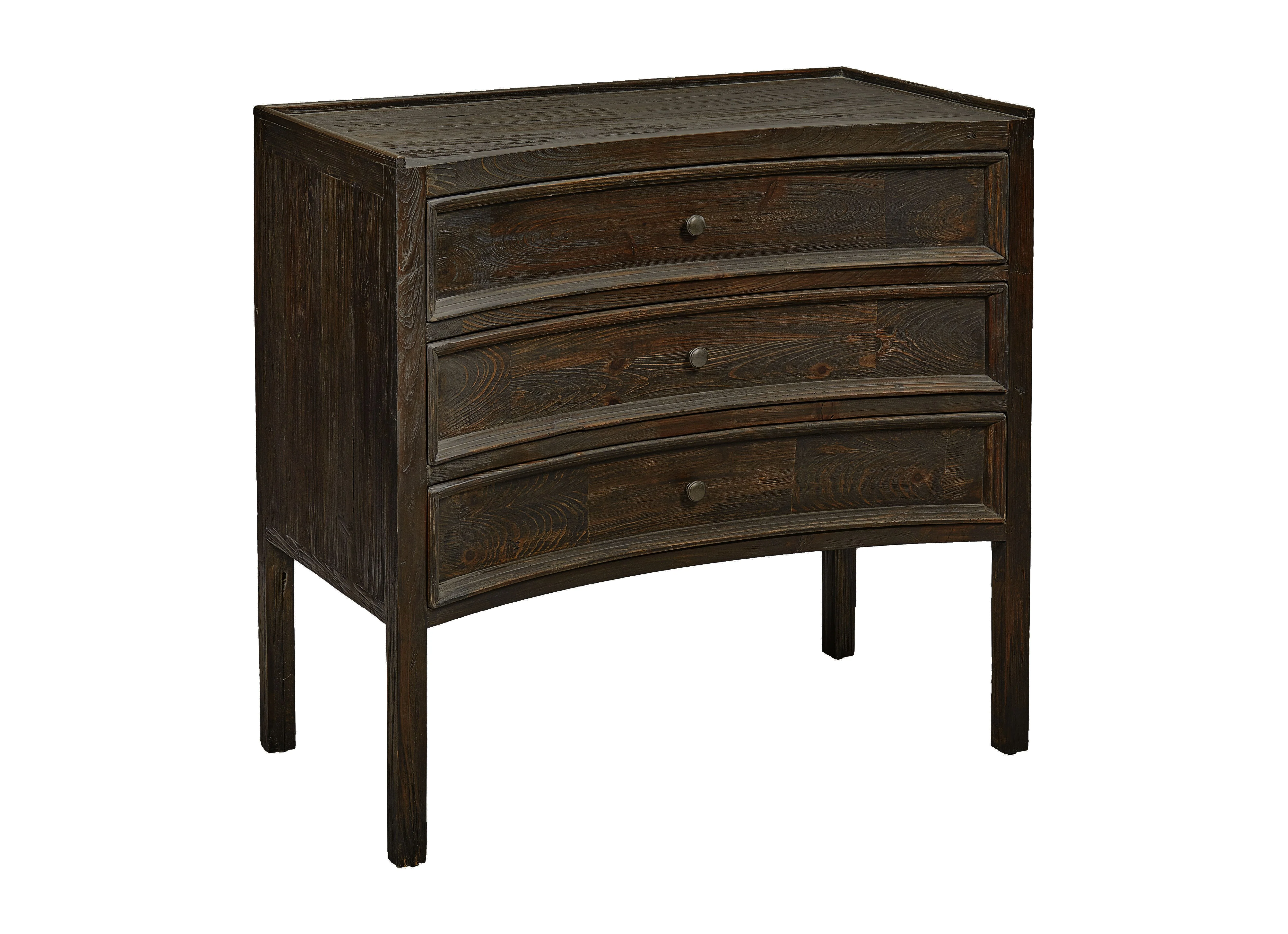 Palmdale 36-inch Concave Reclaimed Pine Bachelor's Chest