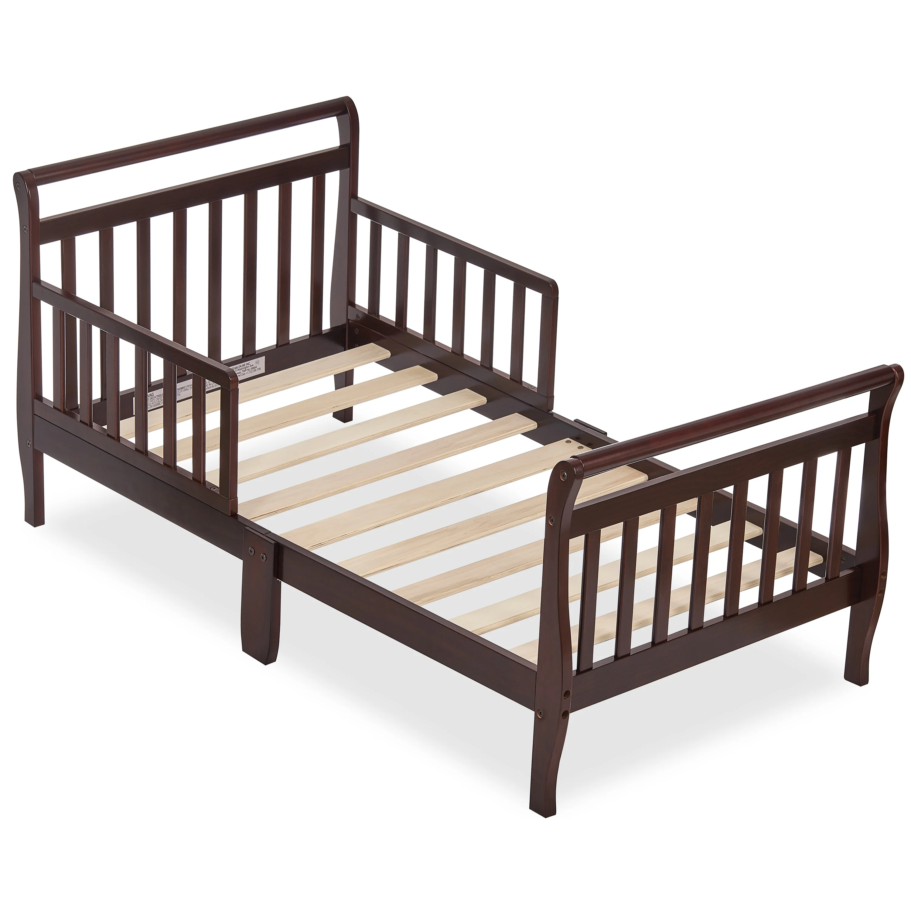 Dream On Me, Sleigh Toddler Bed, Cherry, Model #642-C