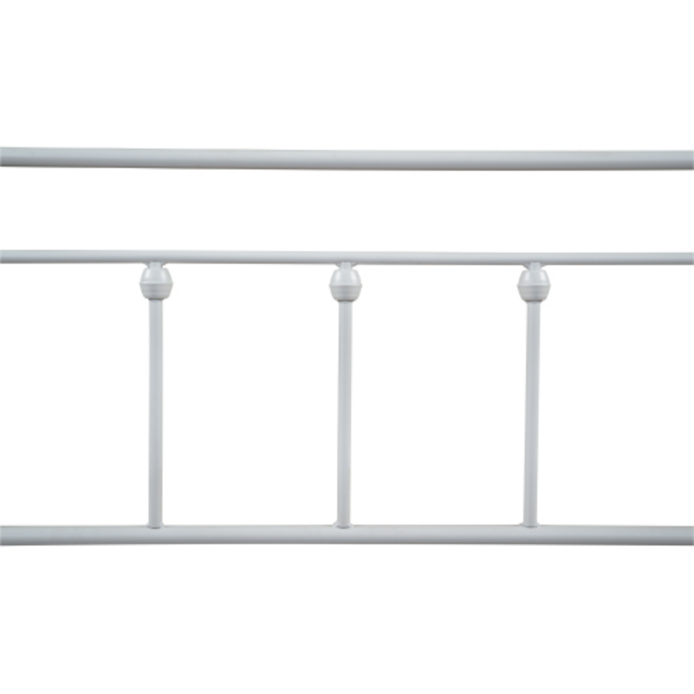 Daybed with Trundle LIGHT GREY + Metal