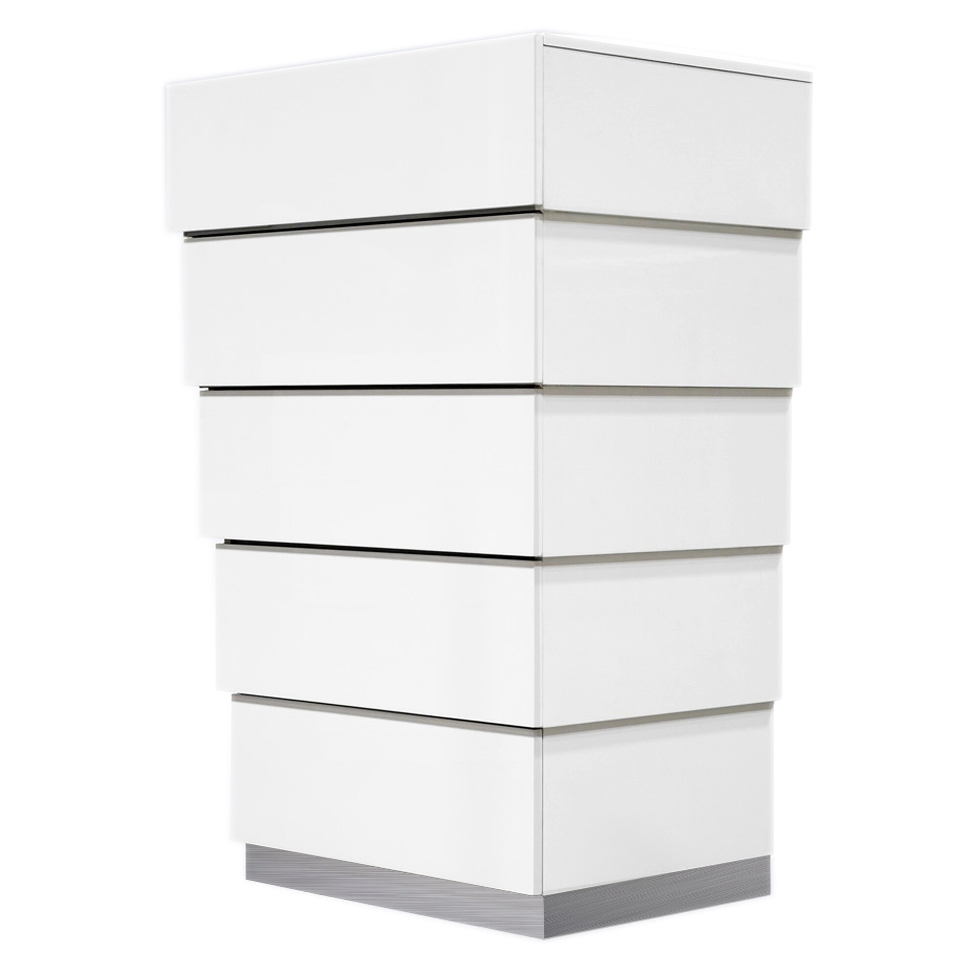 Best Master Furniture  White 5 Drawer Chest
