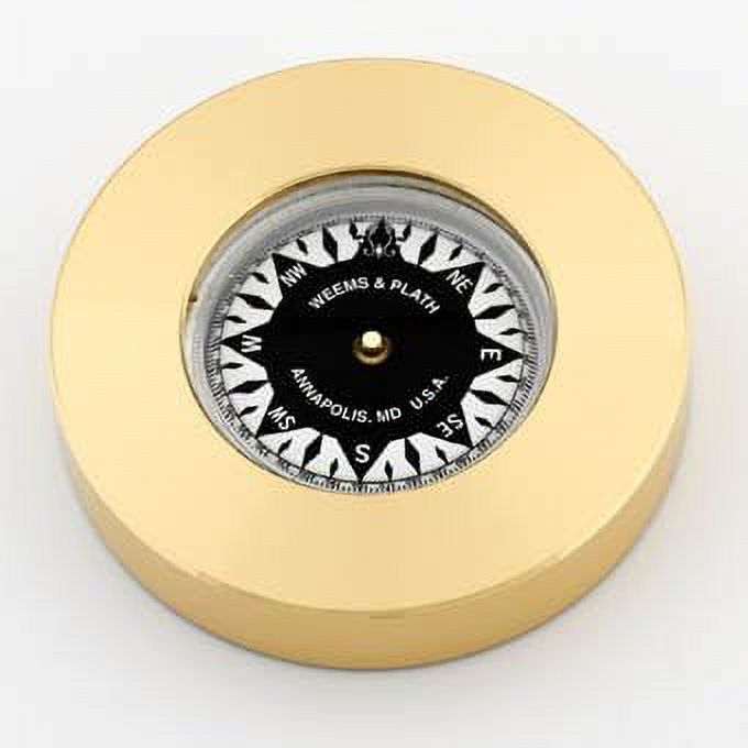 marine navigation compass chart weight (brass)