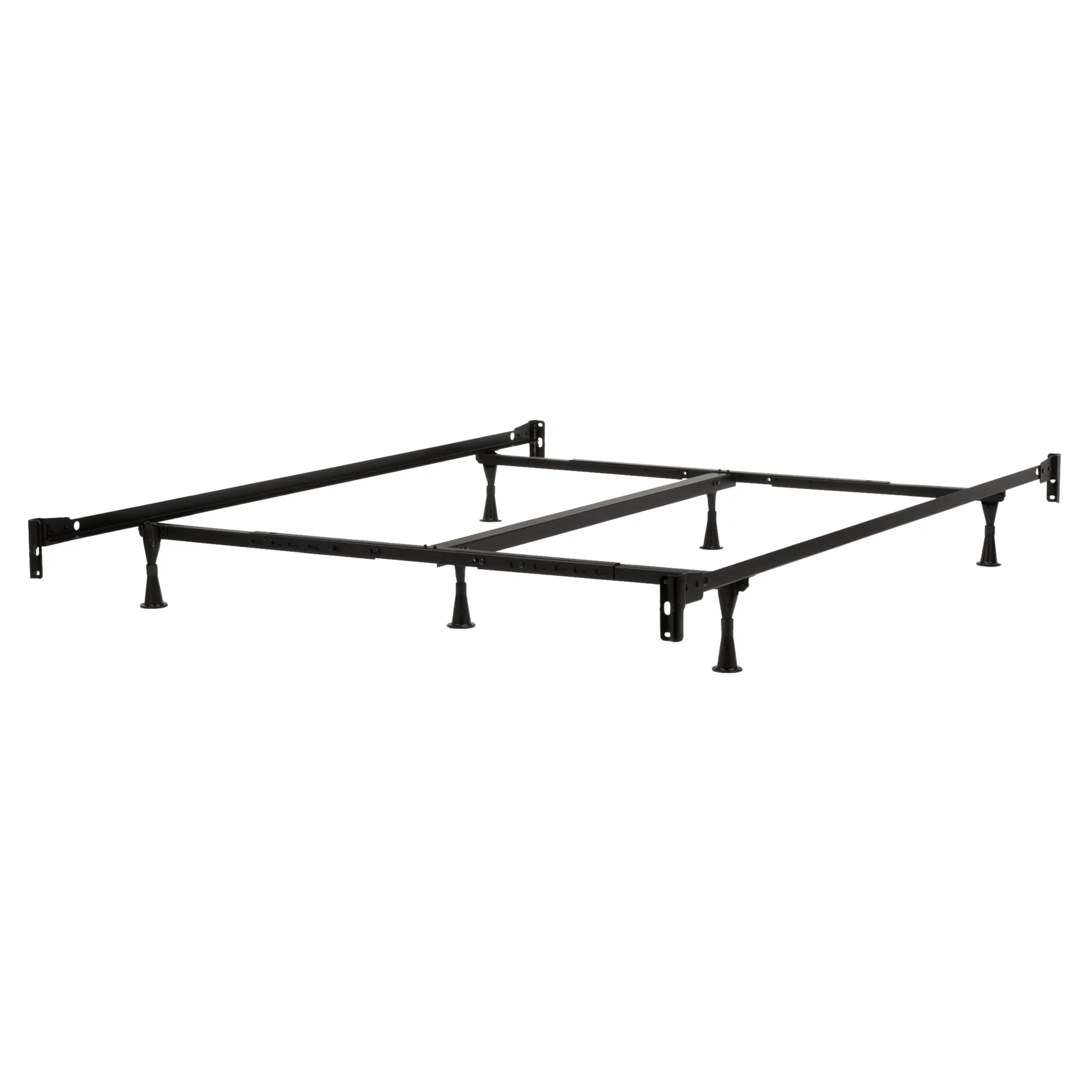 Dream World Inner Spring Pillowtop (Eurotop) Queen Size Mattress Set Bed Frame Included - Medium Soft, High Quality Foam, Orthopedic Type, Spine Support, Longlasting by Dream Solutions USA