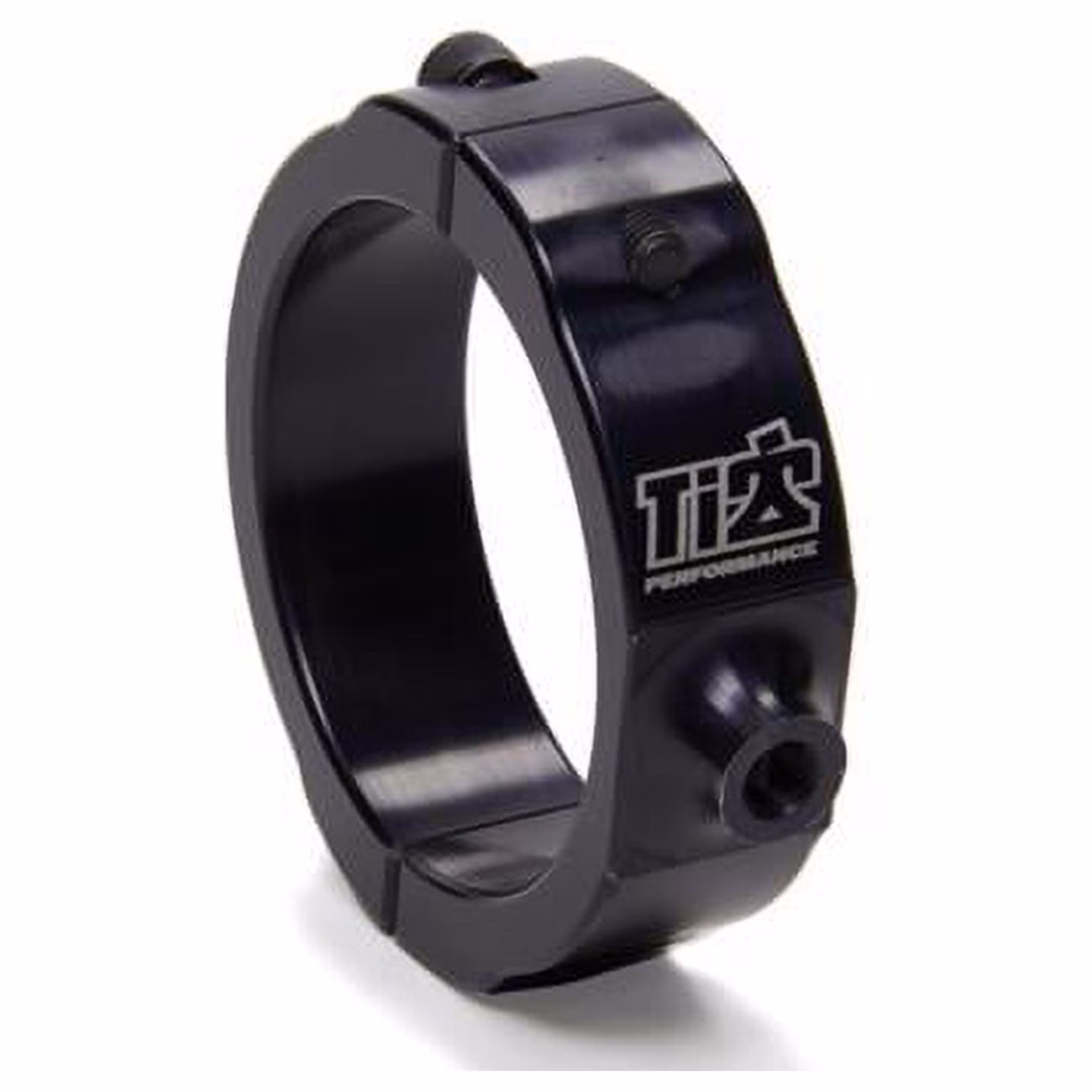 Ti22 Performance TIP3250 2.5 in. Steering Damper Axle Clamp, Black