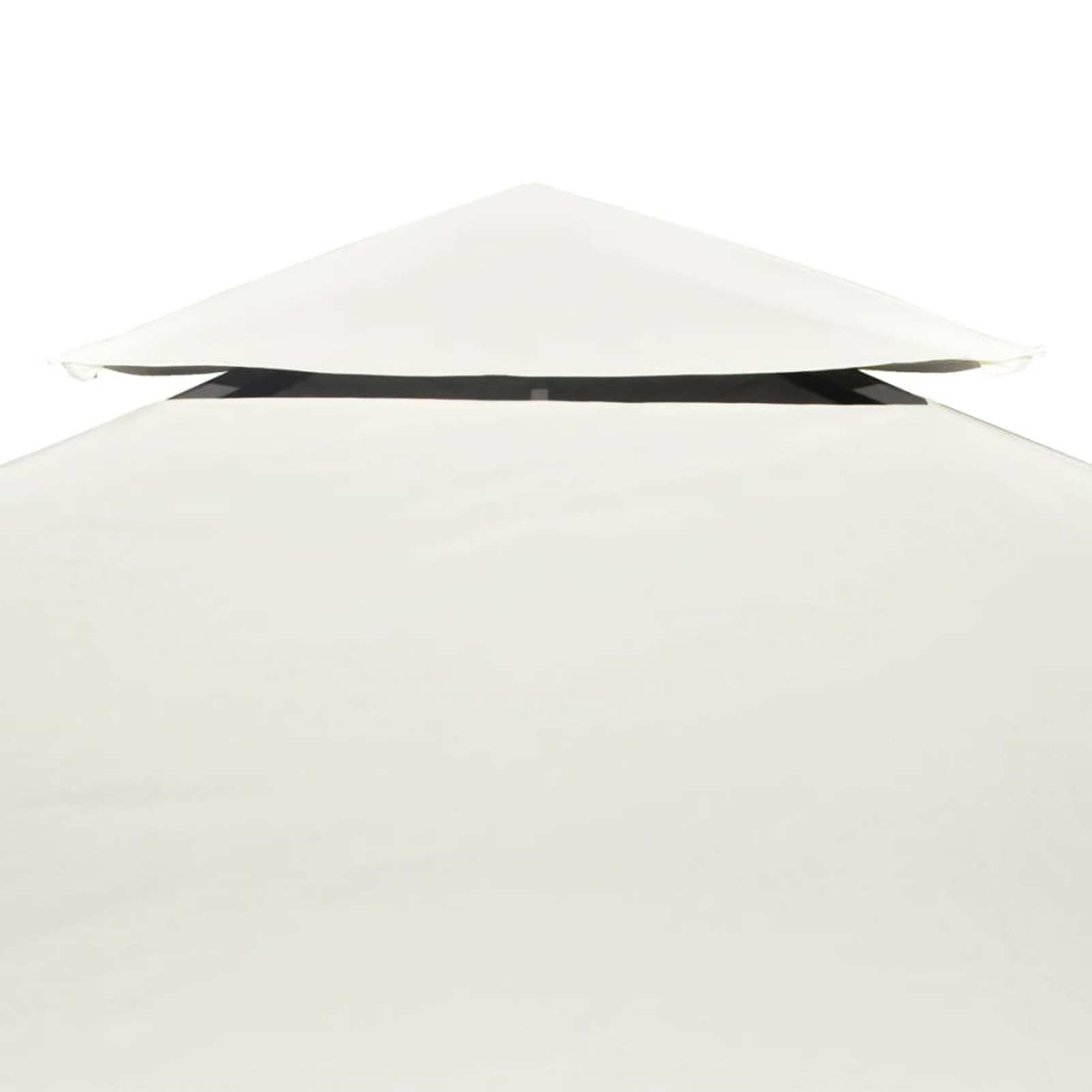 OWSOO Gazebo Cover Canopy Replacement 9.14 oz/yd² Cream White 10'x10'