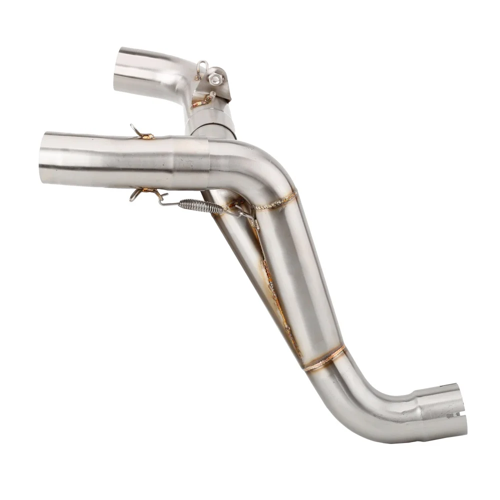 For Triumph Speed Triple 2011-2015 Speed Triple 1050 / R Escape Slip-on Motorcycle Exhaust Muffler High Level Mid Link Pipe 51MM