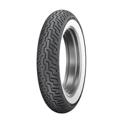 Dunlop Harley-Davidson D402 Front Motorcycle Tire MT90B-16 (72H) Wide White Wall for Harley-Davidson Softail Heritage Classic 107 FLHC 2018