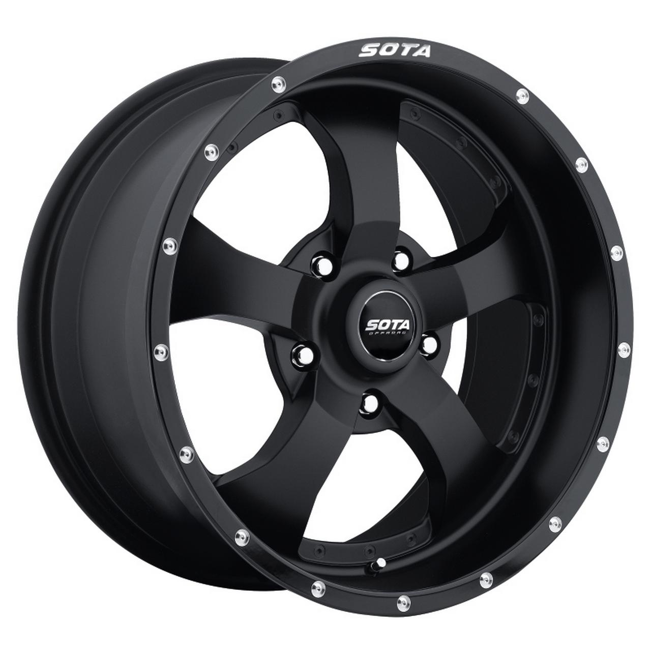 SOTA NOVAKANE 5 17x9 5x5 -12mm Stealth Black (Satin Black)