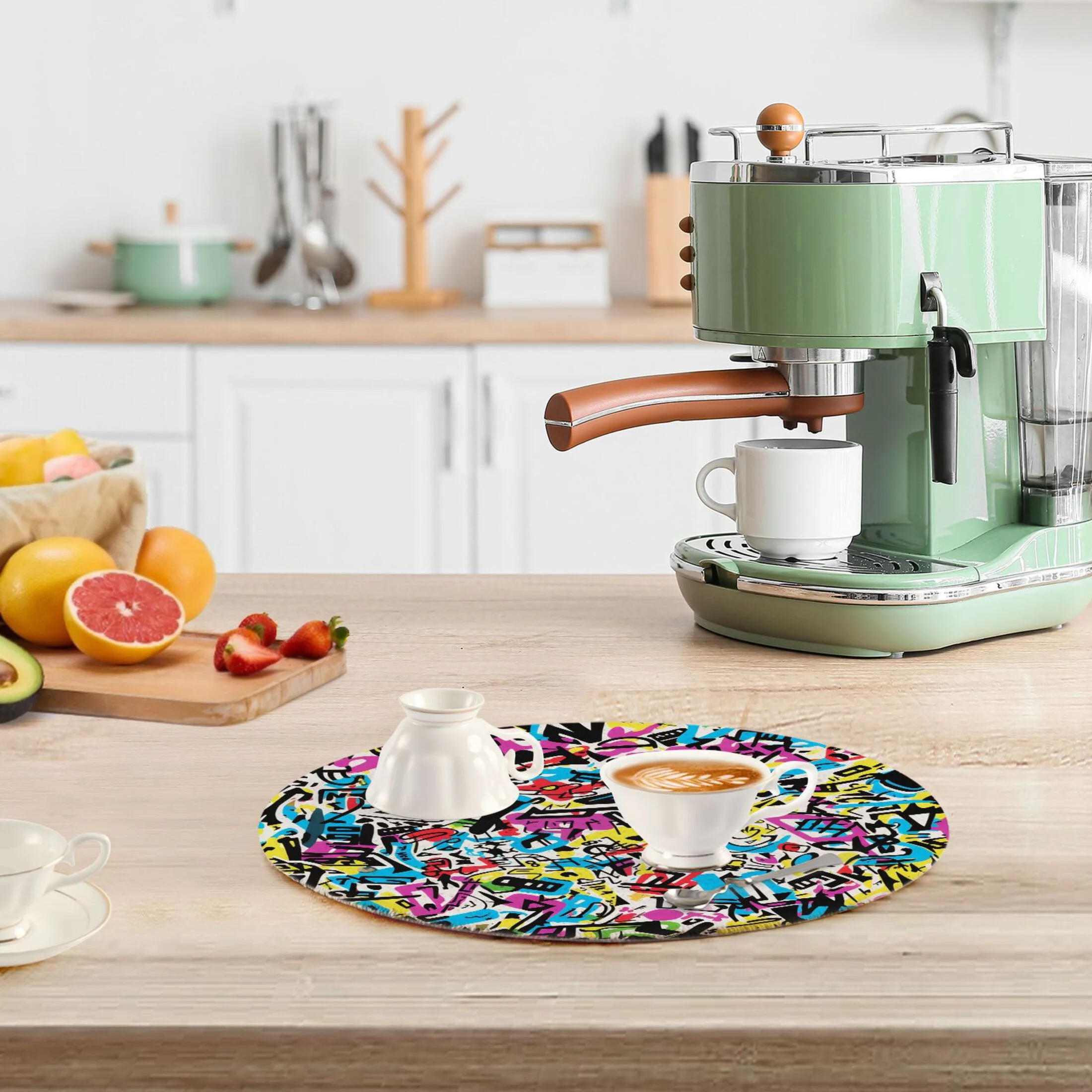 Abstract Pattern 3 PCs Pot Holders Trivets Kitchen 15