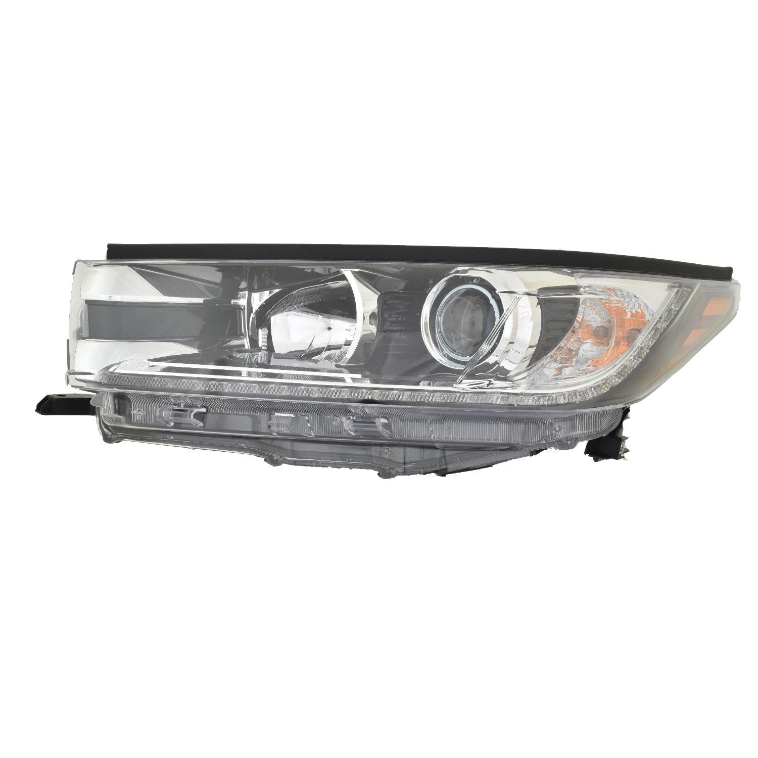New Aftermarket   Driver Side Halogen Headlight Assembly 811500E362 CAPA fits 2019 Toyota Highlander Hybrid Limited Platinum Sport Utility 4-Door