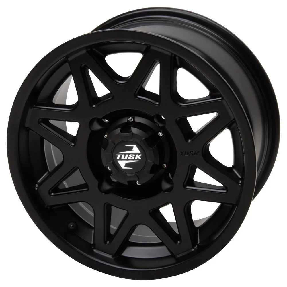 4/137 Tusk Tintic Wheel 15x7 4.0 + 3.0 Matte Black For Can-Am Defender HD10 Limited 2022
