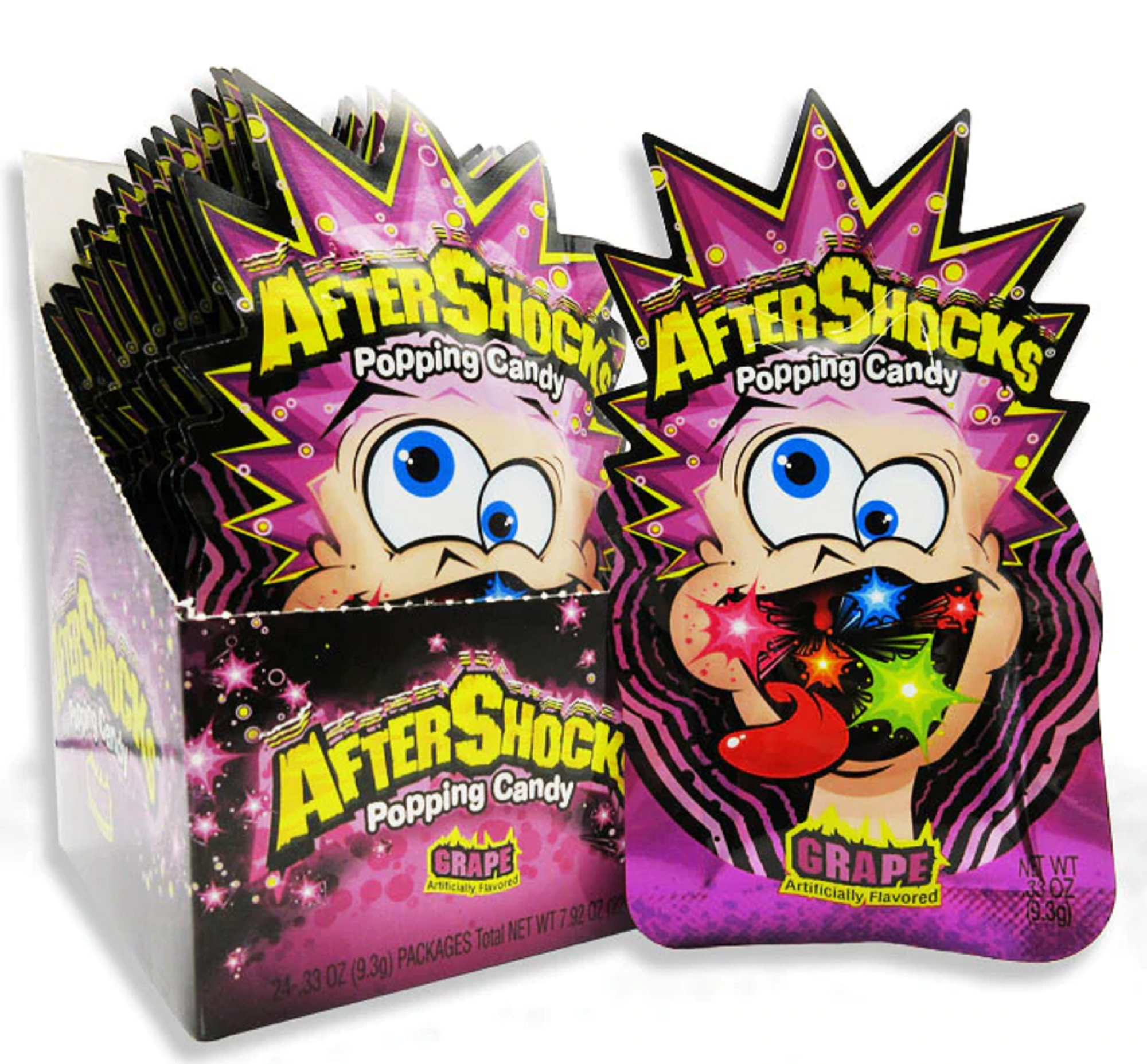 AfterShocks Popping Candy - Grape - 24 Ct.