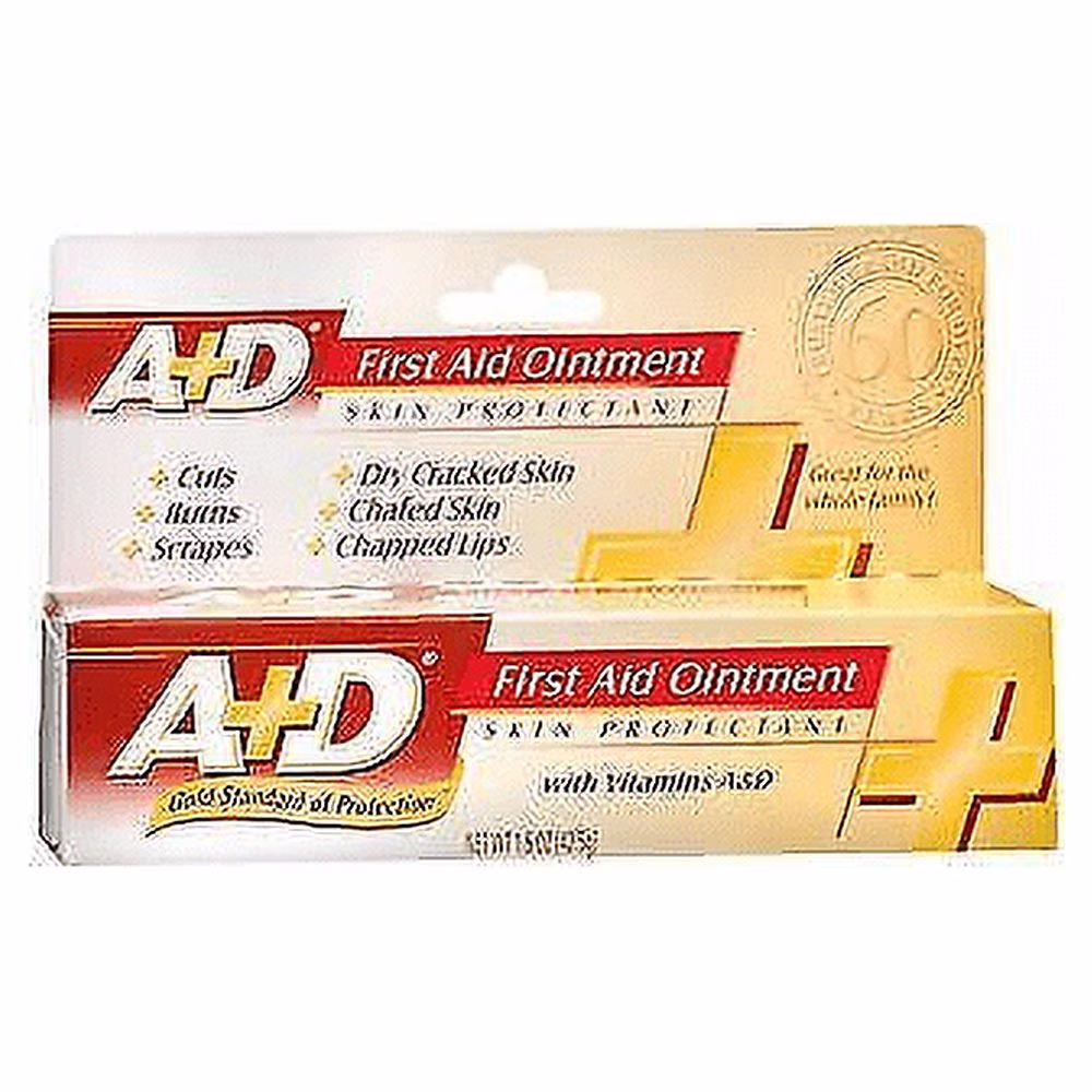 A+D First Aid Ointment Protectant Skin Vitamin Dry Skin 1.5 oz, Pack of 6
