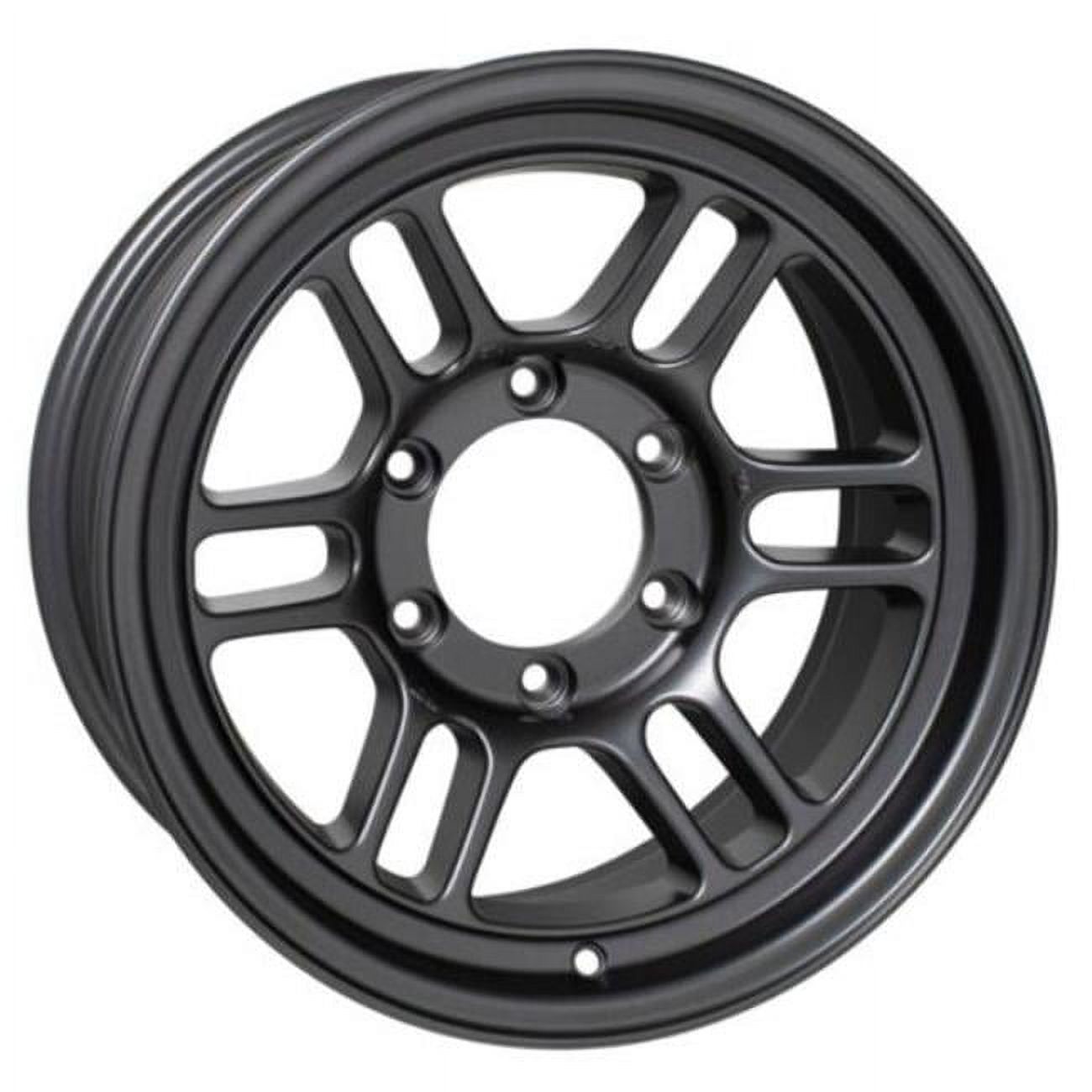 RPT1 16 x 8 in., 6 x 139.7 mm Bolt Pattern Plus 0 Offset 106.1 Bore Matte Dark Gunmetallic Wheel