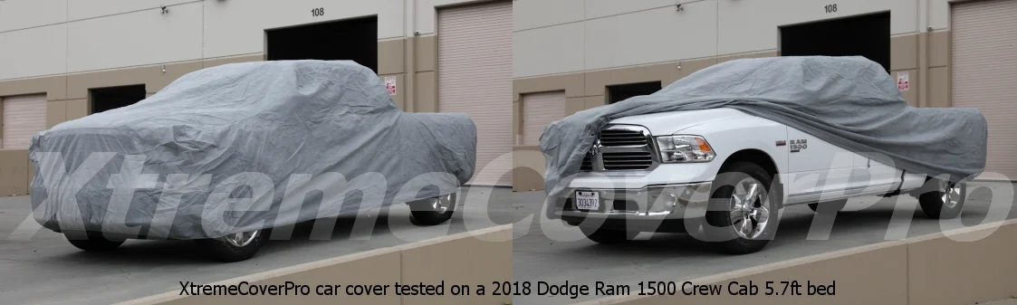 Truck Cover fits 2004 2005 2006 2007 2008 Dodge Ram 1500 2500 3500 Quad Cab 6.5ft Bed XCP XtremeCoverPro Pro Series Gray