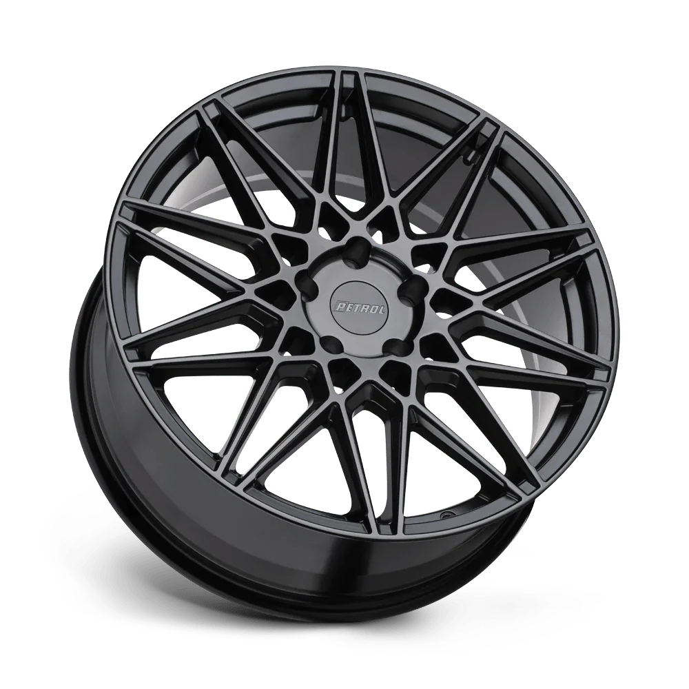 Petrol P3C 19X8 5X112 40Et 76.1Cb Semi Gloss Black Wheel