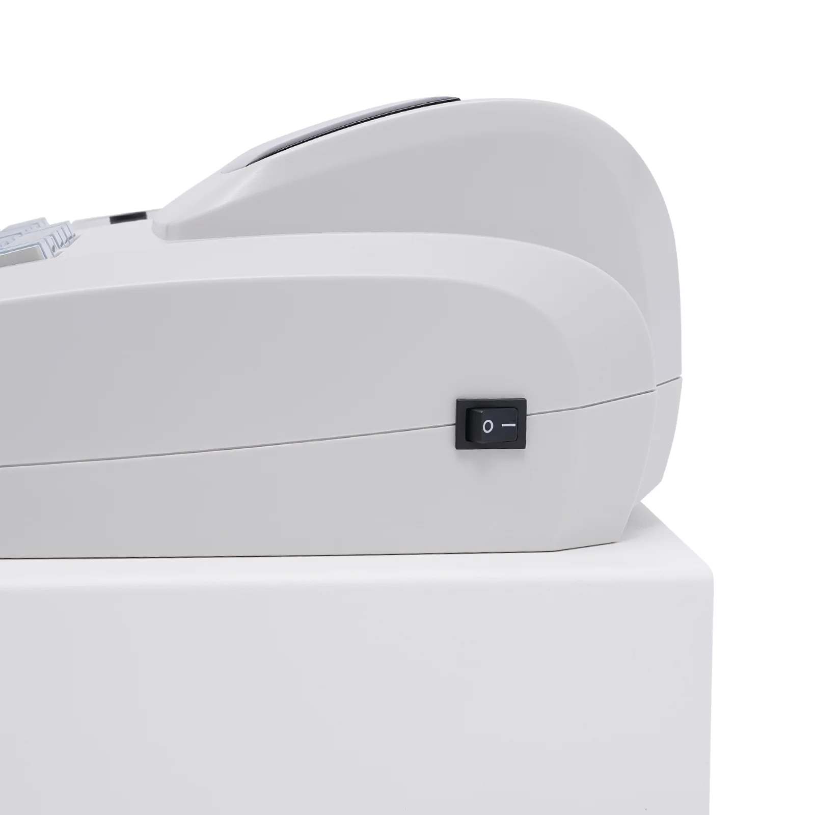 Aiqidi Electronic Cash Register, 47 Keys Digital LED Display Casher POS Cash Management System RS232 PS2 Interface with Drawer Box