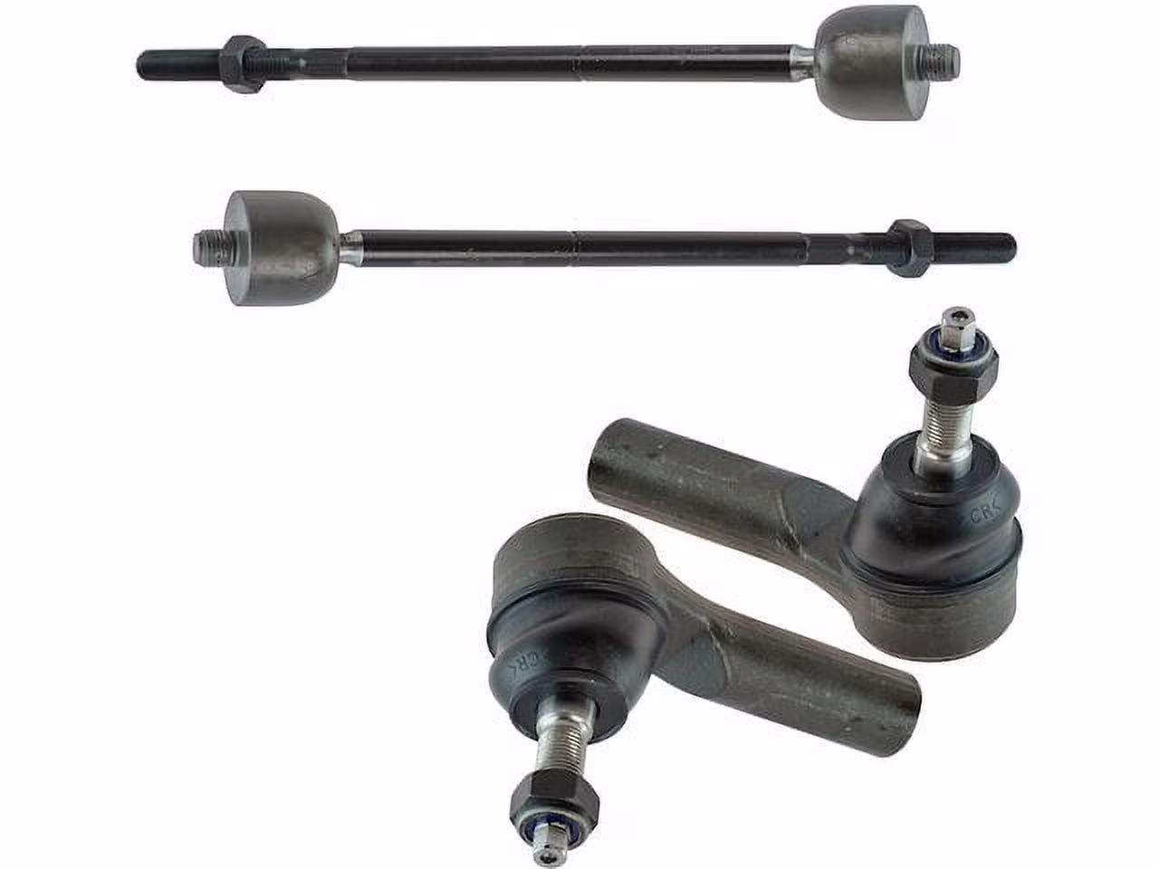 Tie Rod End Set 4 Piece - Compatible with 2010 - 2012 Ford Escape 2011