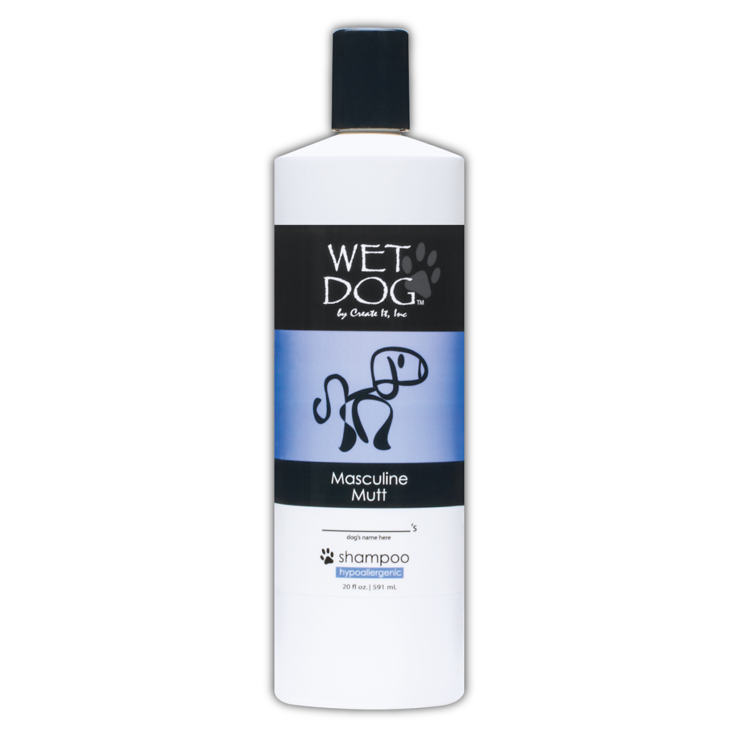 Wet Dog - Masculine Mutt Calming Shampoo for Dogs - 20 oz