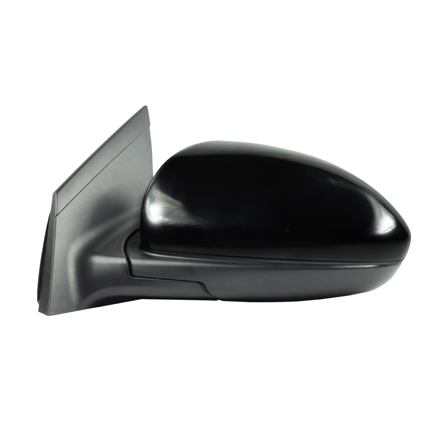 62786G - Fit System Driver Side Mirror for 11-15 Chevrolet Cruze, 2016 Cruze Limited Models Only, textured black w/ PTM cover, foldaway, w/o spot Mirror, Power