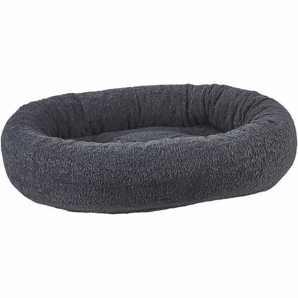 Donut Bed, Medium, Grey Sheepskin