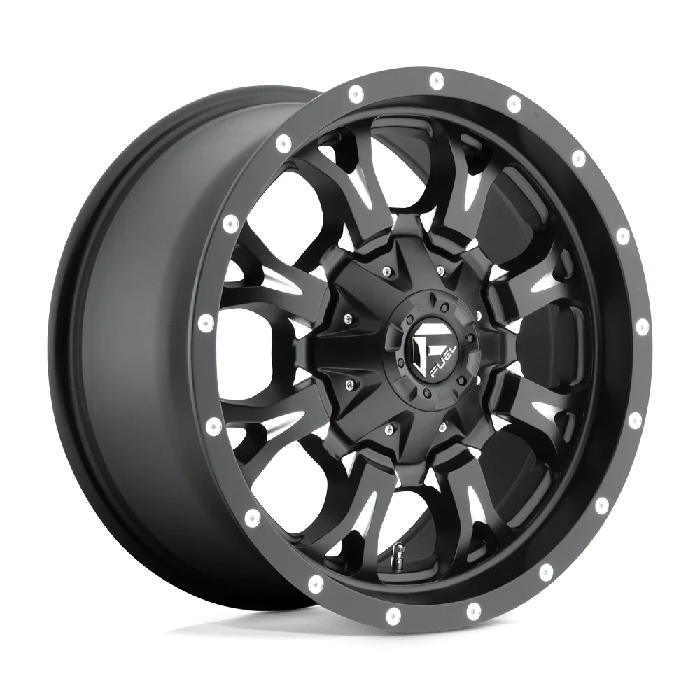 Fuel 1PC Aluminum Rim D517 KRANK 20X10in Matte Black Milled Finish, D51720005750