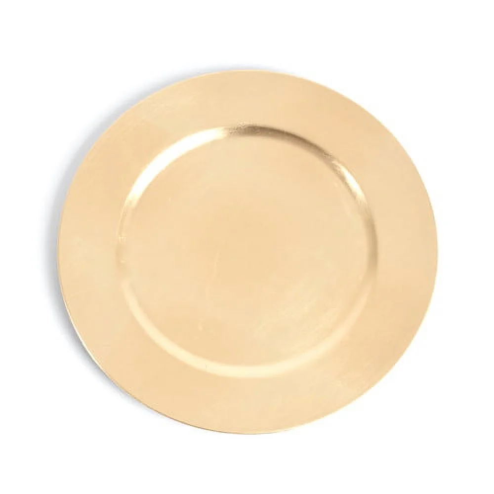 SARO CH001.PS13R 13 in. Round Classic Design Charger Plate - Pistachio  Set of 4