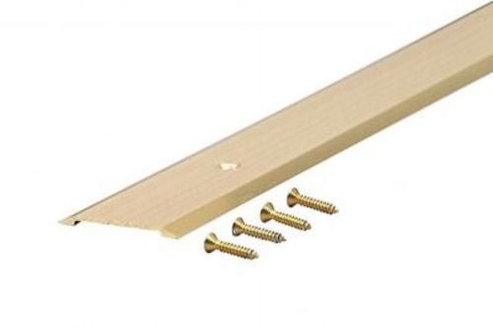 M-D Building Products 9563 M-D 0 Flat Top Saddle Threshold, 1-3/4 in W X 36 in L X 1/8 in H, x 1-3/4