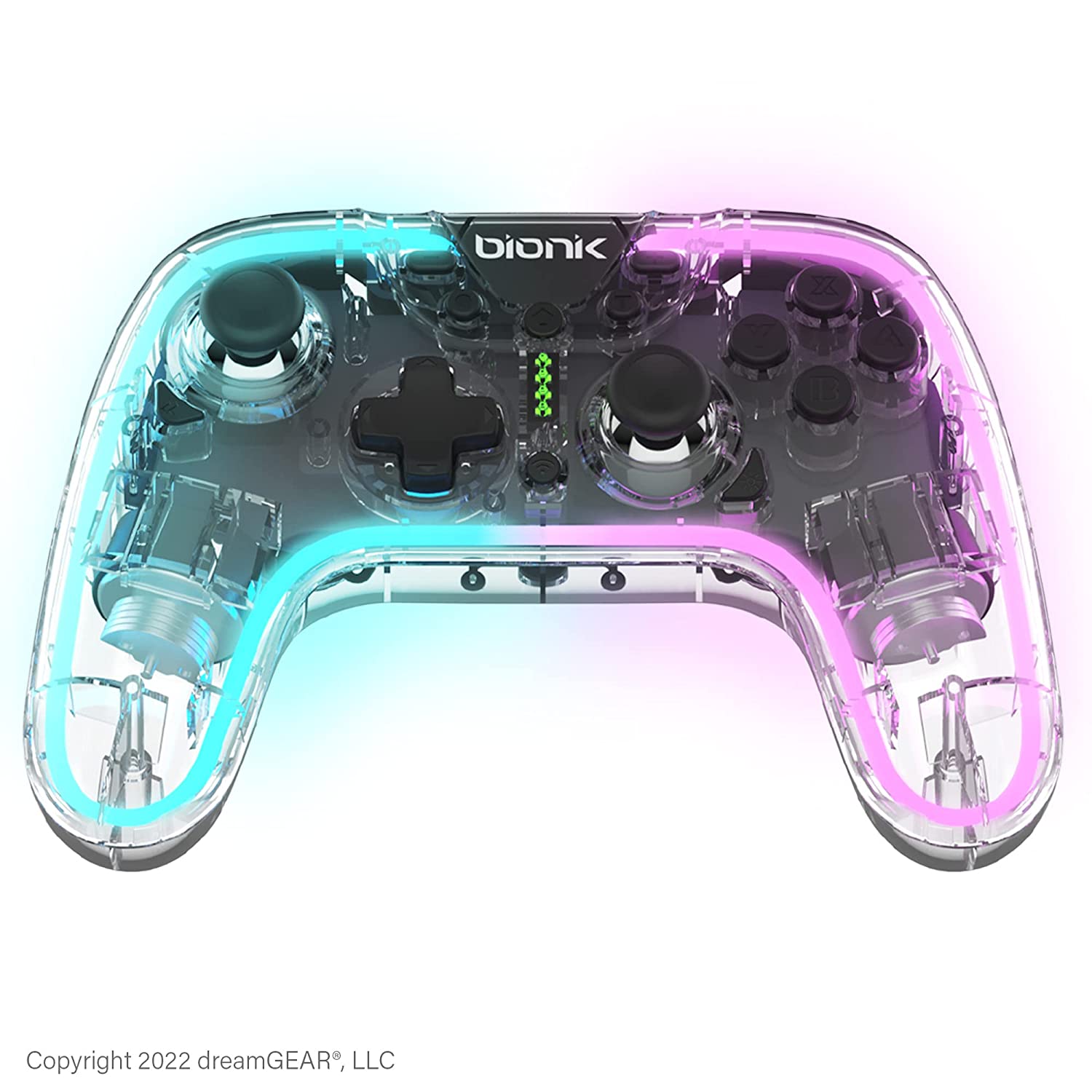 Bionik - BNK-9099 Nintendo Switch Neoglow Wireless RGB Controler (Clear)  [GAMES ACCESSORIES]