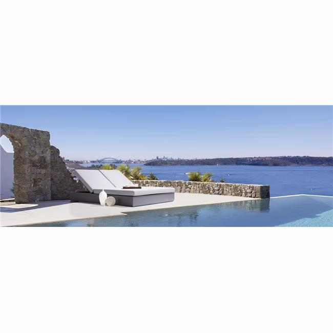 Deko Living  Ficarazzi Rectangular Outdoor Patio Daybed