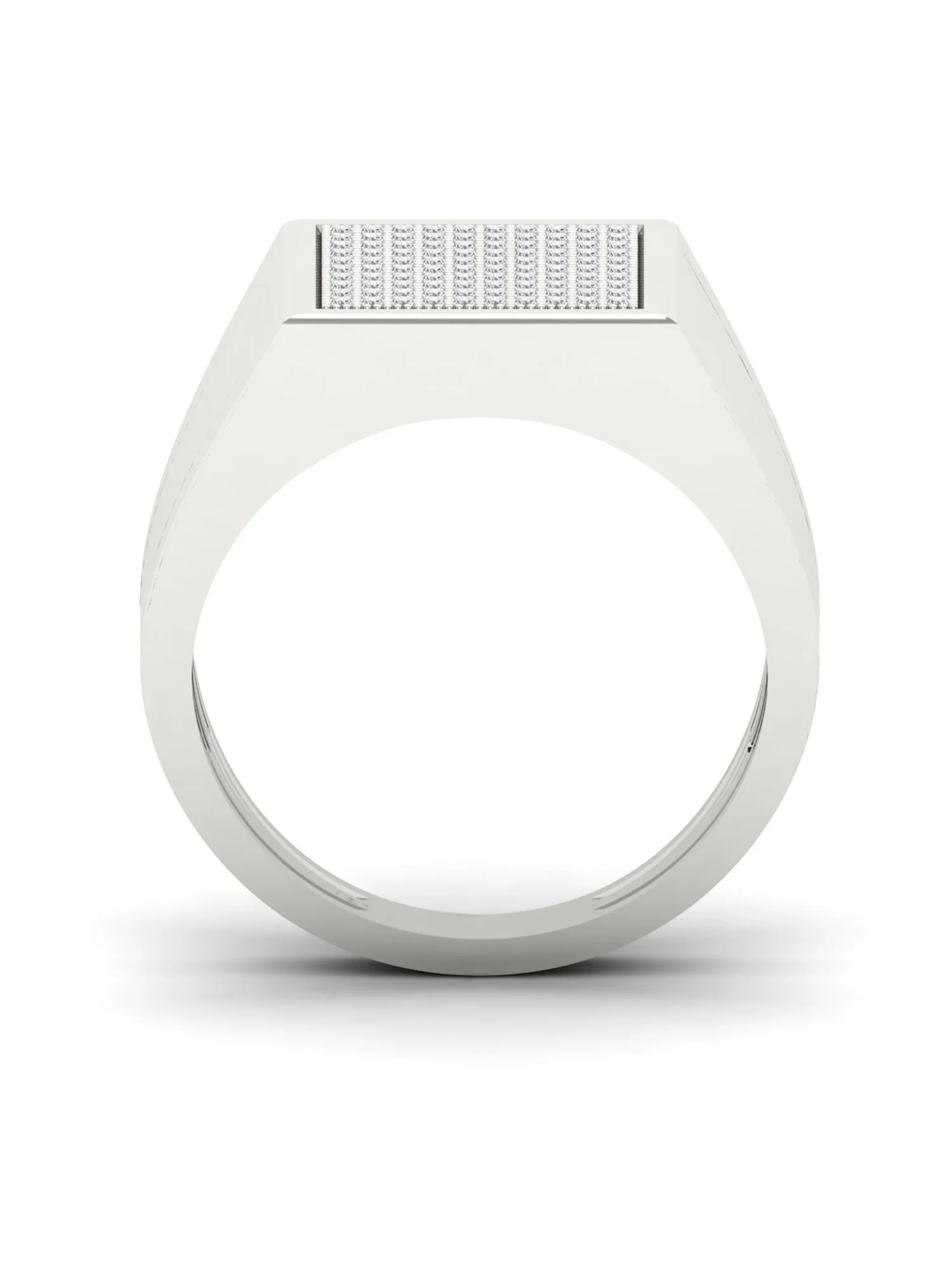 1/3 Ct TDW Diamond S925 Sterling Silver Men's Fashion Ring