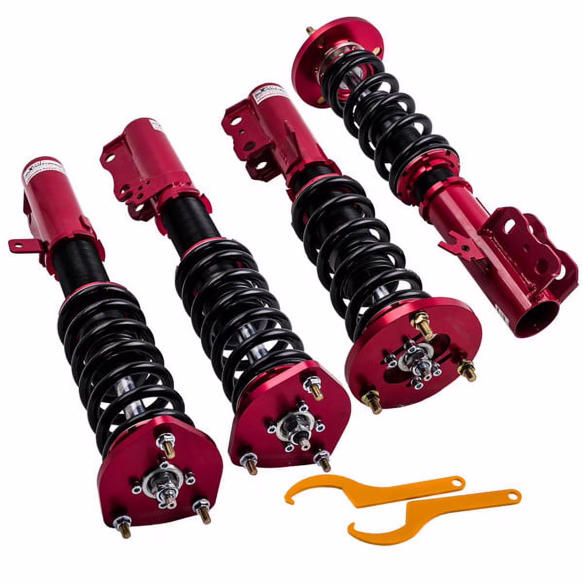 Fithood 24 Clicks Adjustable Damper Rear Front Coilovers Kit For TOYOTAf Camry 1997-2001 Lowering Shocks