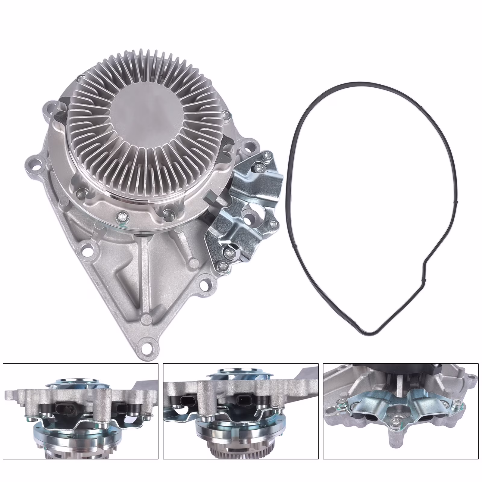 GELUOXI Replacement Water Pump with Belt for Detroit DD16 DD15 DD13 Freightliner Miscellaneous Truck