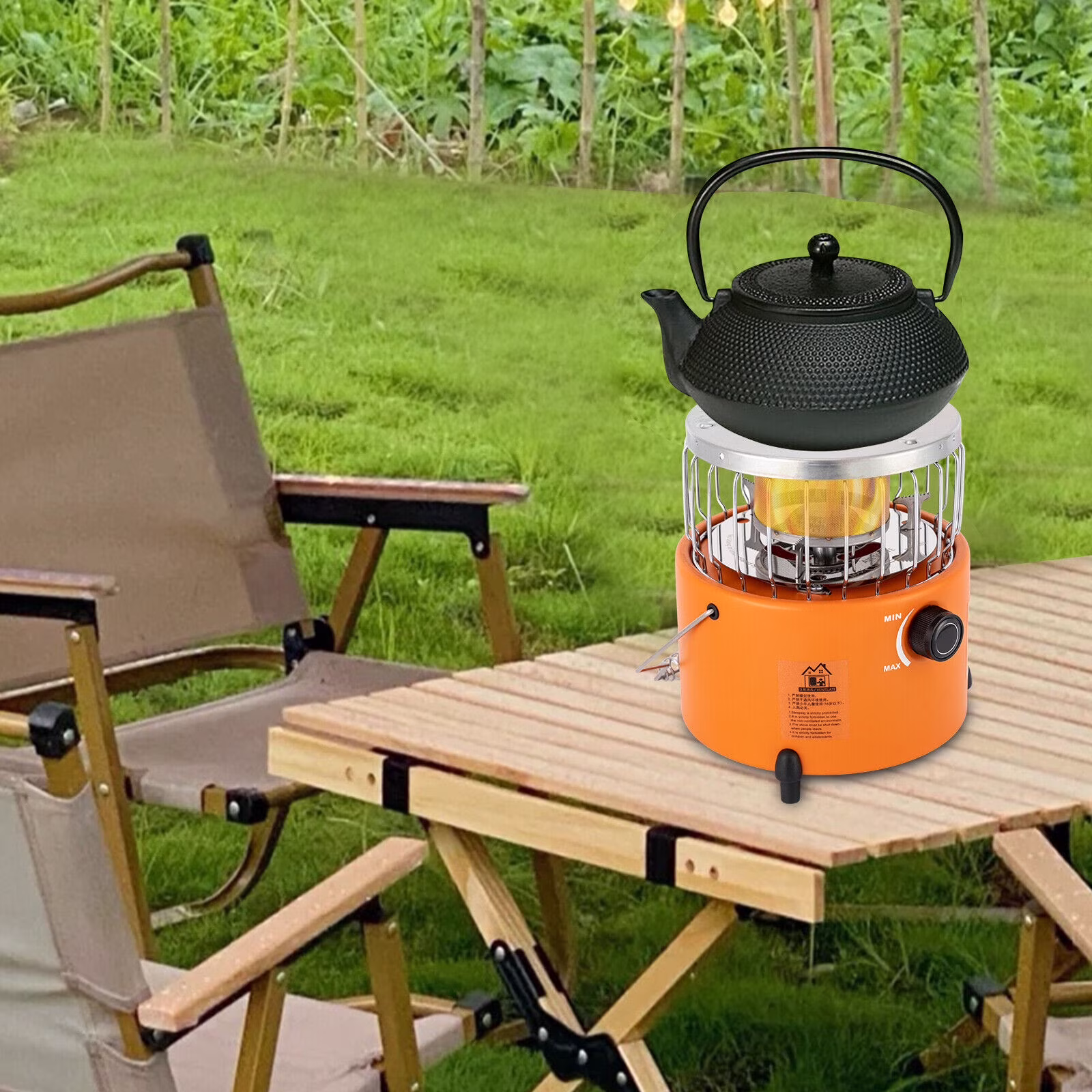 2000W 2 in 1 Portable Propane Heater & Stove,Multi-Function Propane Heater Portable & Stove Outdoor Camping Stove Camp Tent for Winter Outdoor Adventure, Outdoor Camping