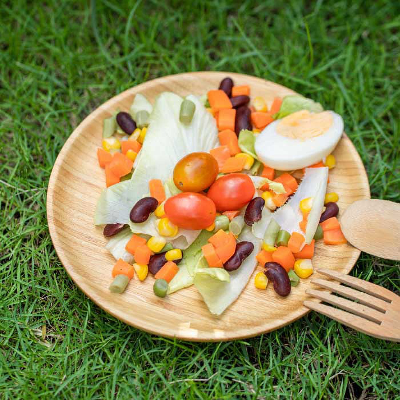 Rainforest Bowls Classic Bamboo Plate 2-Pack
